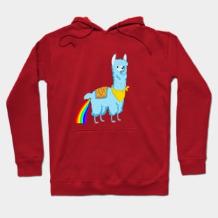 Colorful alpaca Hoodie